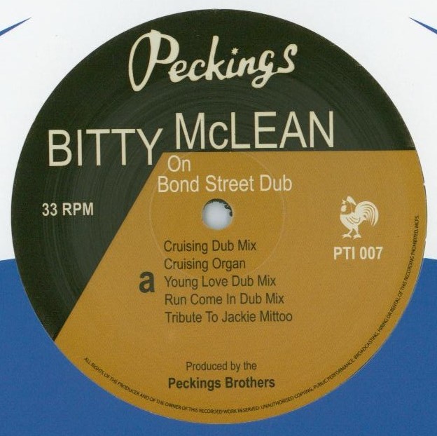Bitty Mclean On Bond Street Dub アナログ盤 新品 Peckings