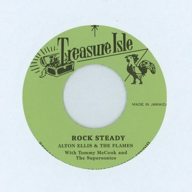 Rock Steady - The Flames, Alton Ellis (7 Inch) on Treasure Isle