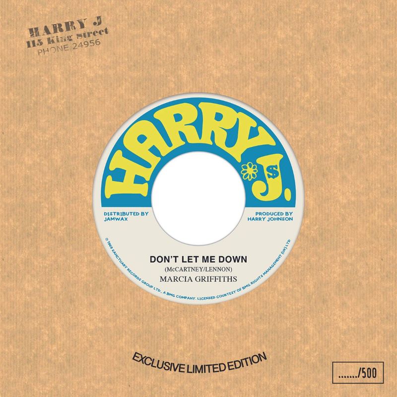 MARICA GRIFFITHS／DON'T LET ME DOWN 7インチ Don't Let Me Down - Marcia Griffiths (7 Inch) on Harry J