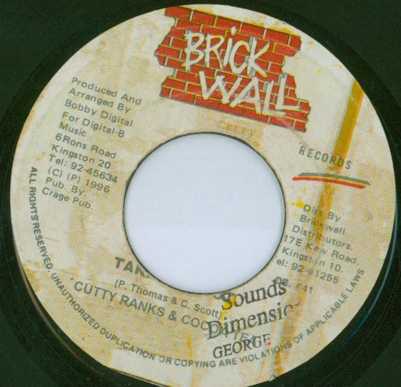 洋楽 Cutty Ranks & Cocoa Tea - Take You Out Take You Out - Cocoa Tea, Cutty Ranks (7 Inch) on Brickwall