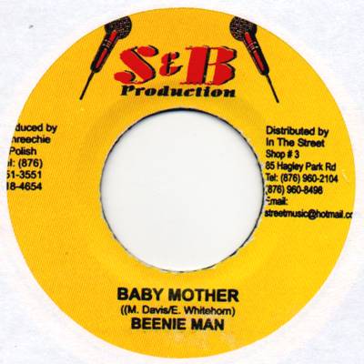 Baby Mother - Beenie Man (7 Inch) on S & B | Buyreggae