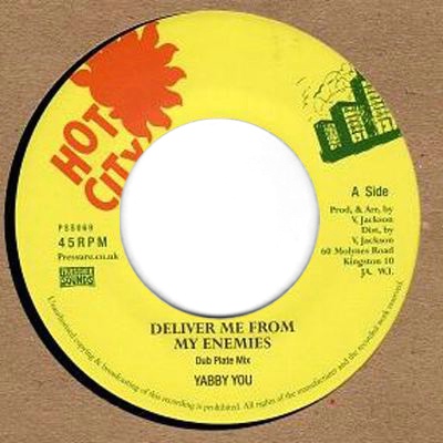 Deliver Me From My Enemies (Dub Plate Mix) - Yabby You (7 Inch) on