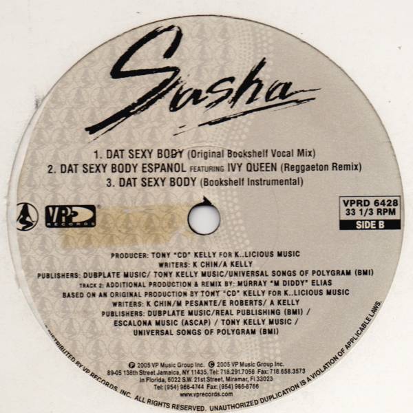Coca Cola - Sasha Inch) on Vp Records | Buyreggae